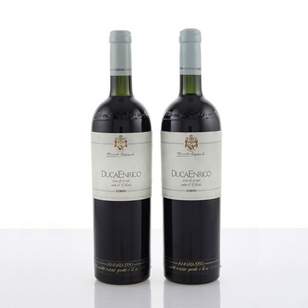 Duca di Salaparuta, Duca Enrico 1990  (Sicilia)  - Auction Wine and Spirits Web Only - Colasanti Casa d'Aste