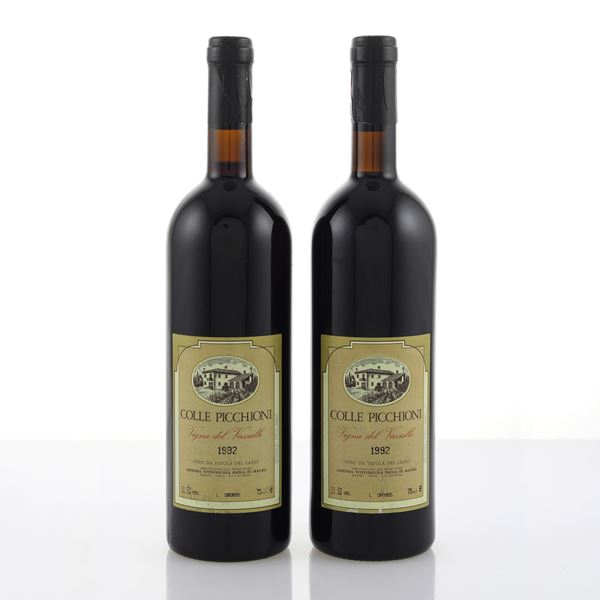 Colle Picchioni, Vigna del Vassallo 1992  (Lazio)  - Auction Wine and Spirits Web Only - Colasanti Casa d'Aste