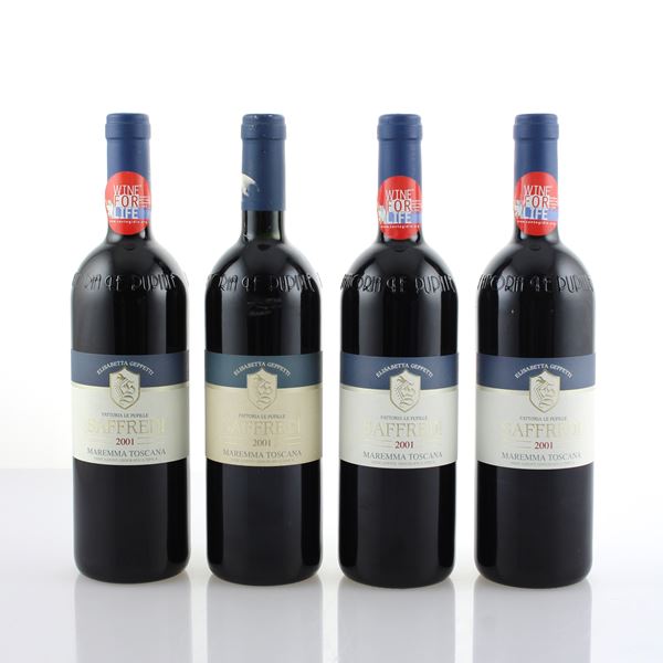 Fattoria Le Pupille, Saffredi 2001  (Toscana)  - Auction Wine and Spirits Web Only - Colasanti Casa d'Aste