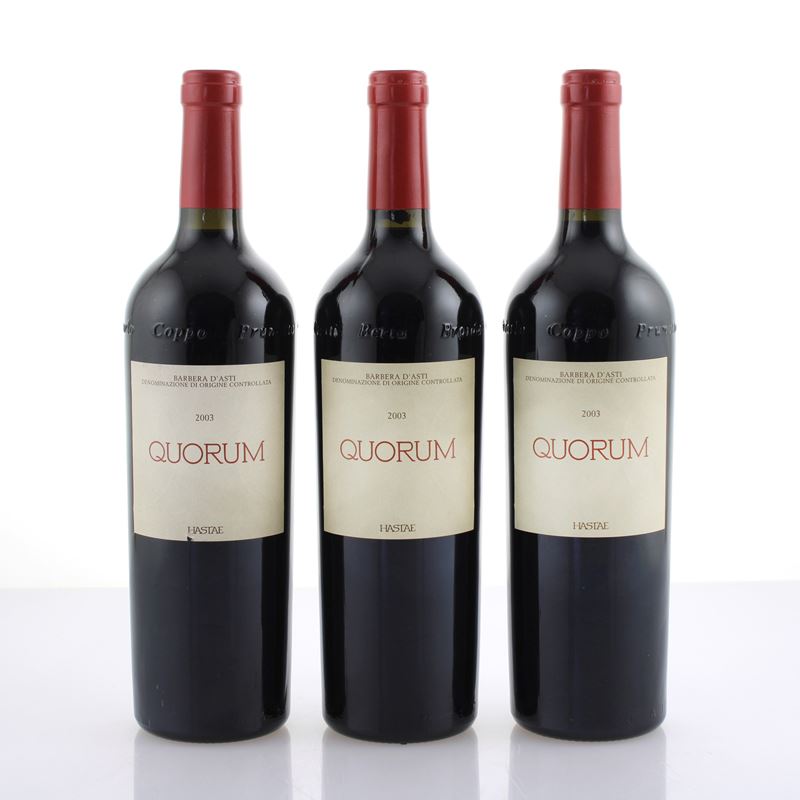 Hastae, Quorum Barbera D'asti 2003
