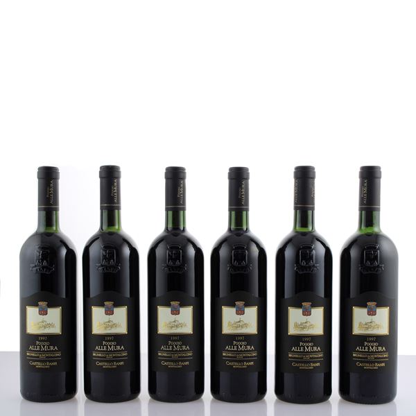 Castello Banfi, Brunello di Montalcino Poggio alle Mura 1997  (Toscana)  - Asta Vini e Distillati Web Only - Colasanti Casa d'Aste