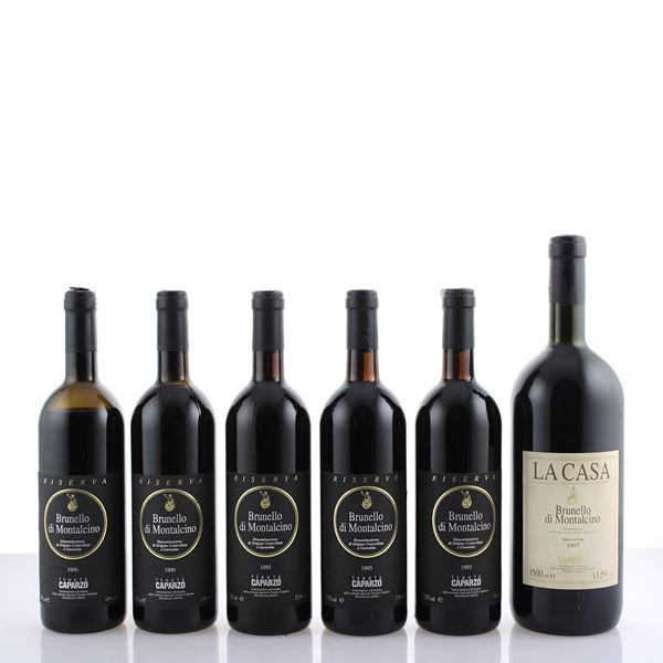 Selezione Tenuta Caparzo, Brunello di Montalcino  (Toscana)  - Auction Wine and Spirits Web Only - Colasanti Casa d'Aste