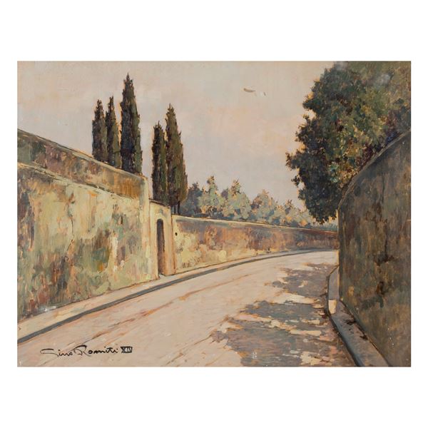 Gino Romiti  (Livorno 1881 - 1967)  - Auction 19th and 20th Centuries Paintings Web Only - Colasanti Casa d'Aste