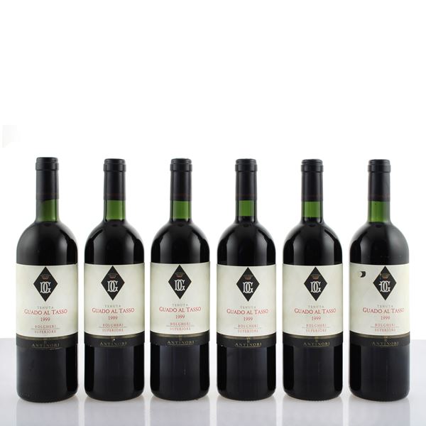 Antinori, Tenuta Guado al Tasso Bolgheri Superiore 1999  (Bolgheri, Toscana)  - Auction Wine and Spirits Web Only - Colasanti Casa d'Aste