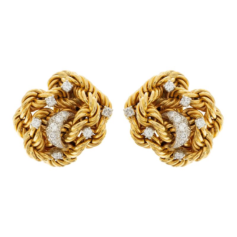 Orecchini a Lobo in Oro Giallo 18kt