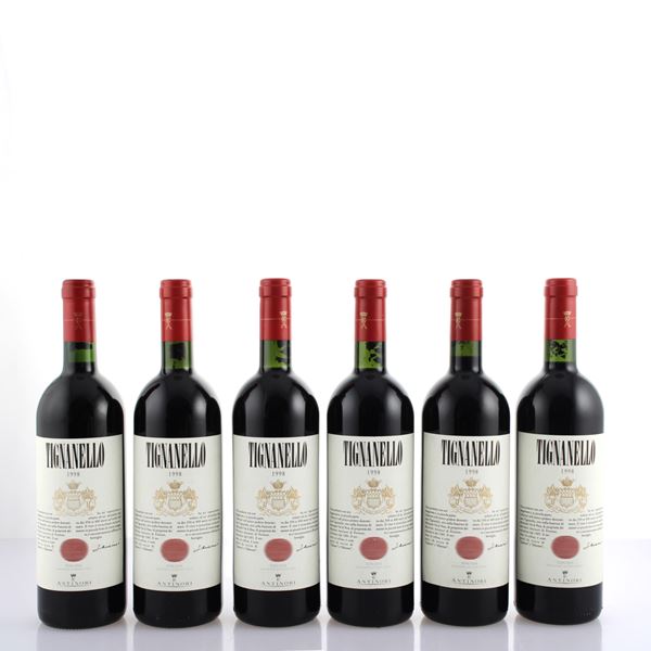 Antinori, Tignanello 1998  (Toscana)  - Auction Wine and Spirits Web Only - Colasanti Casa d'Aste