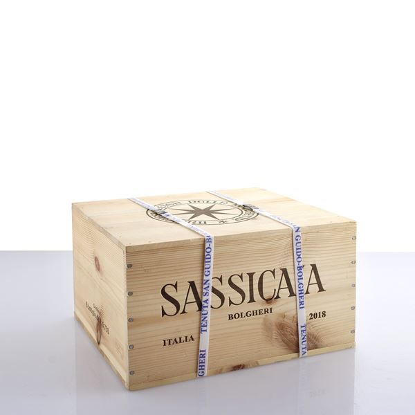 Tenuta San Guido, Sassicaia 2018  (Bolgheri, Toscana)  - Auction Wine and Spirits Web Only - Colasanti Casa d'Aste