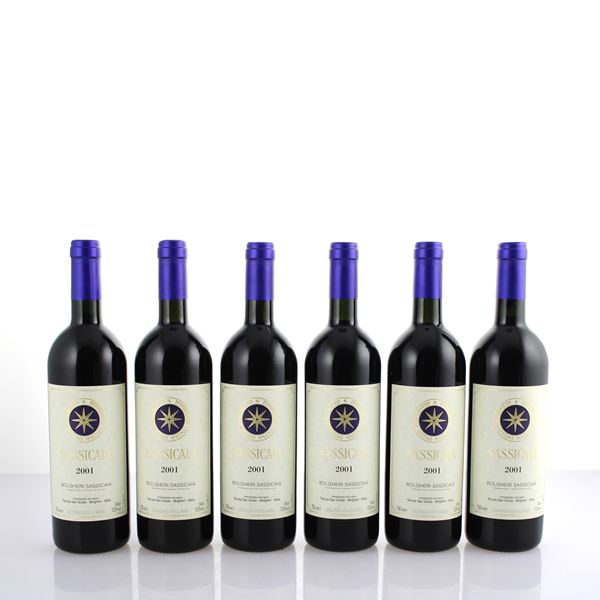 Tenuta San Guido, Sassicaia 2001  (Bolgheri, Toscana)  - Auction Wine and Spirits Web Only - Colasanti Casa d'Aste