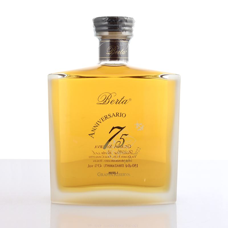 Berta, Grappa Riserva 75° Anniversario 1947-2022