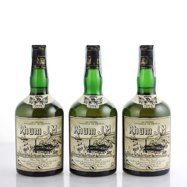 J. M Rhum, Vieux Agricole 1998  (Martinica)  - Auction Wine and Spirits Web Only - Colasanti Casa d'Aste