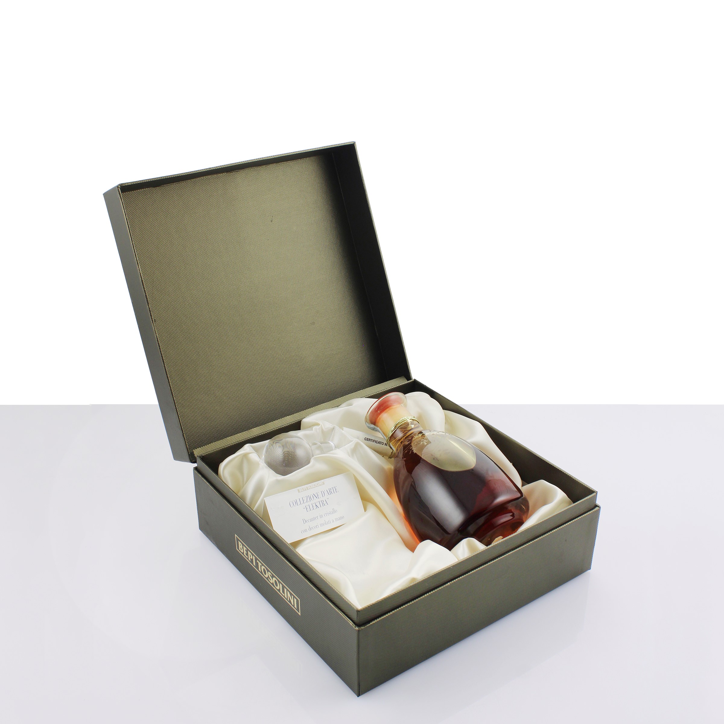 Bepi Tosolini, Acquavite di Moscato Collezione d'Arte Elektra