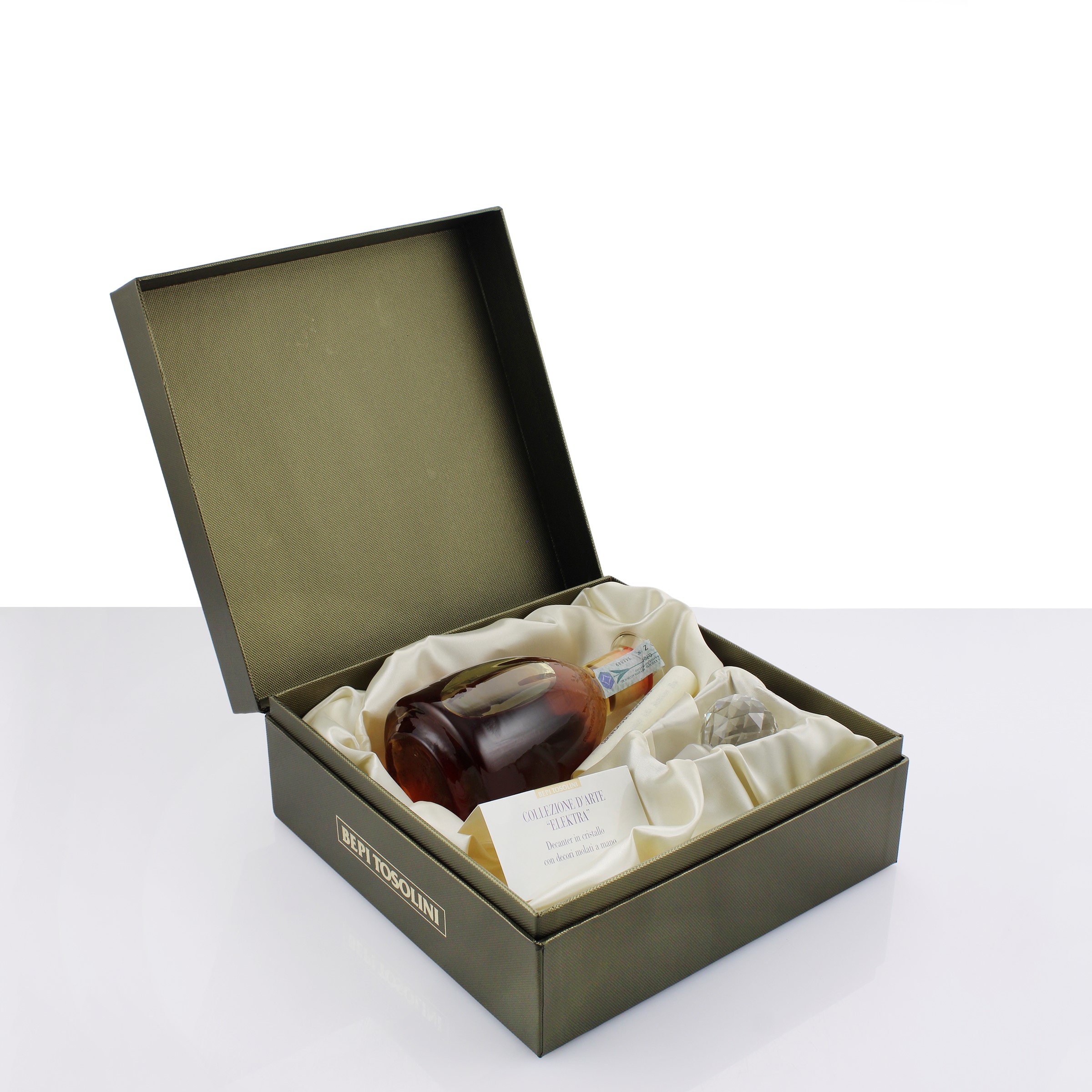 Bepi Tosolini, Acquavite di Moscato Collezione d'Arte Elektra