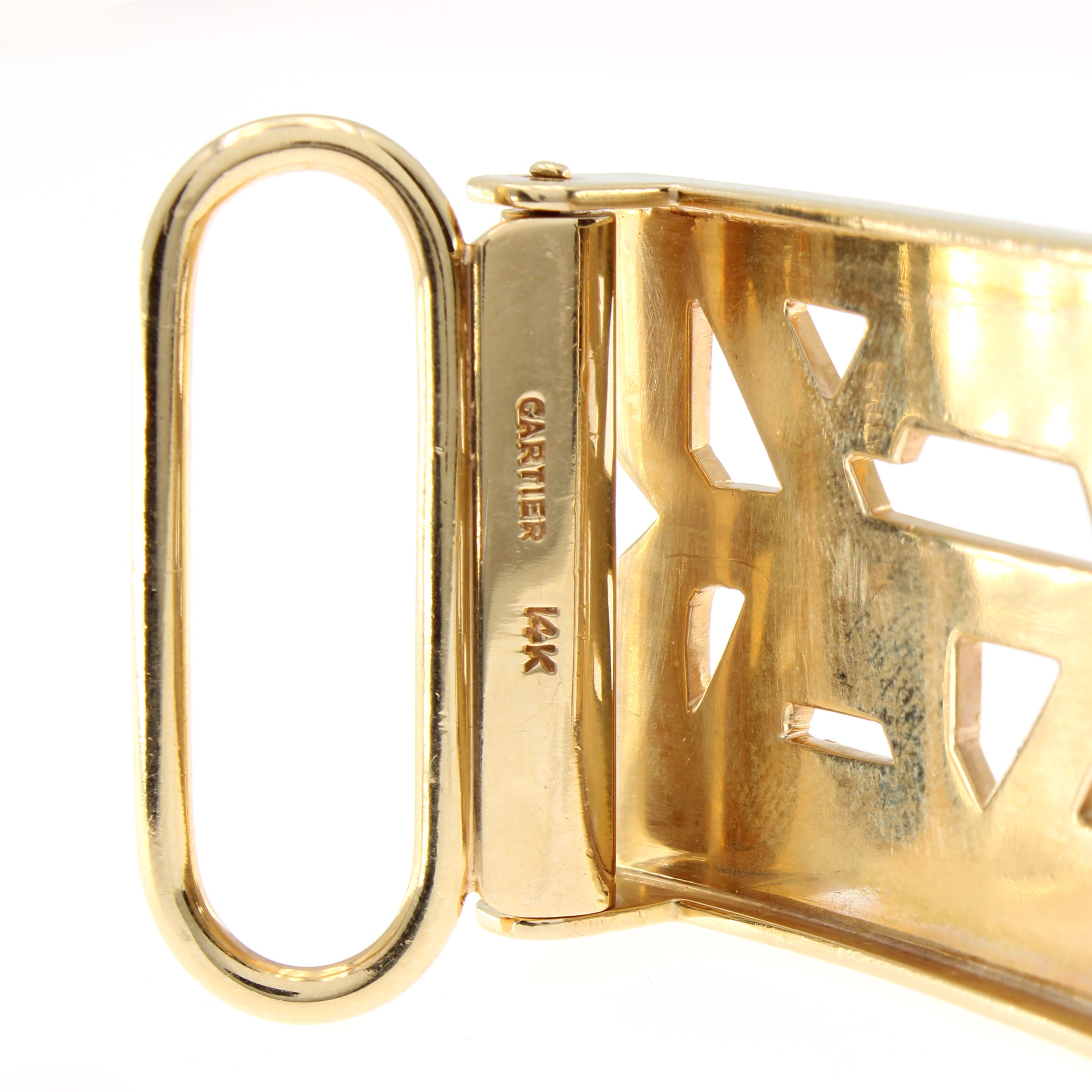 Cartier Fibbia da Cintura in Oro Giallo 14kt