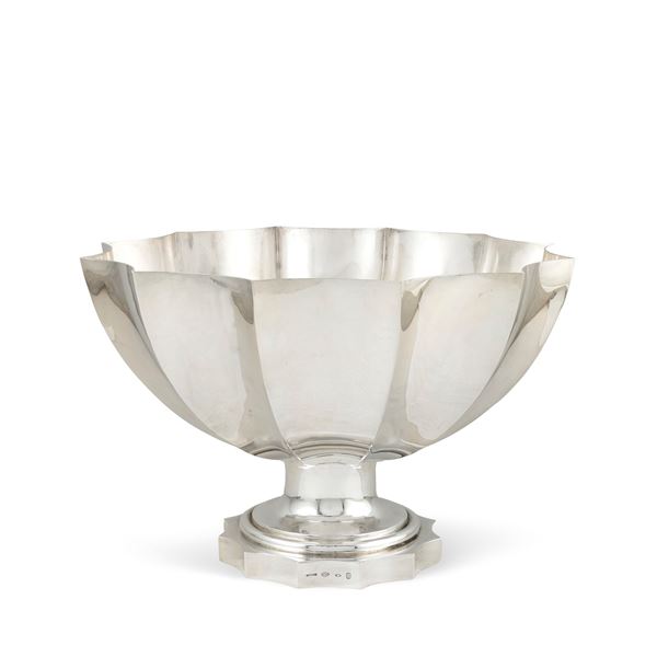 Bulgari, silver centerpiece stand  (Rome, 1969)  - Auction Fine Silver and the Art of the Table - Colasanti Casa d'Aste