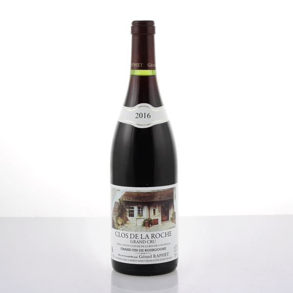 Gérard Raphet, Clos de La Roche Grand Cru 2016  (Borgogna)  - Auction Wine and Spirits Web Only - Colasanti Casa d'Aste