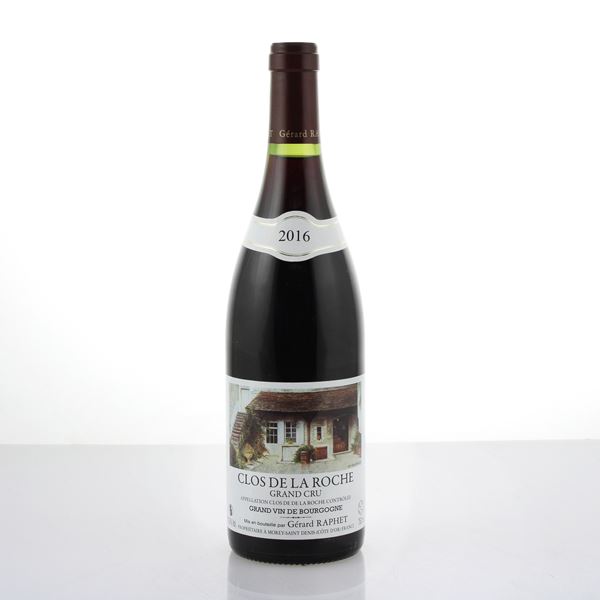 Gérard Raphet, Clos de La Roche Grand Cru 2016  (Borgogna)  - Auction Wine and Spirits Web Only - Colasanti Casa d'Aste