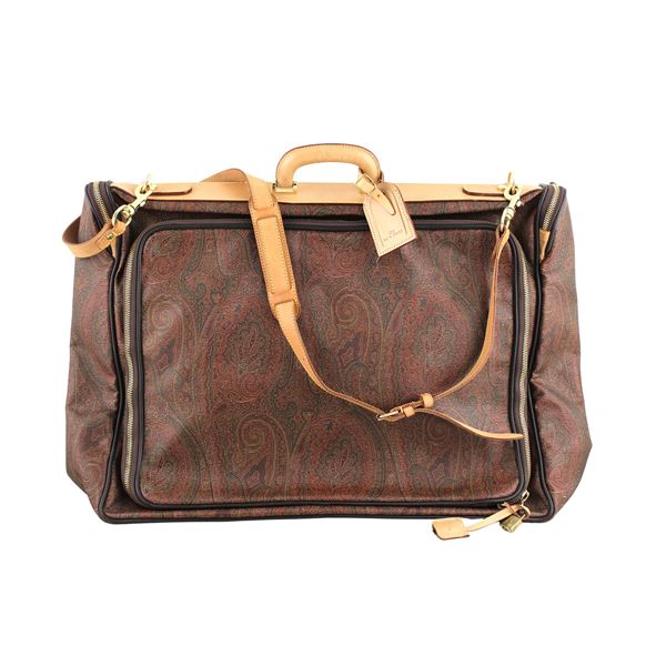 Etro porta abiti a tracolla da viaggio vintage