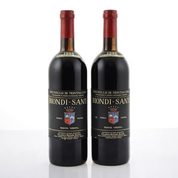 Biondi-Santi, Brunello di Montalcino 1986  (Toscana)  - Auction Wine and Spirits Web Only - Colasanti Casa d'Aste