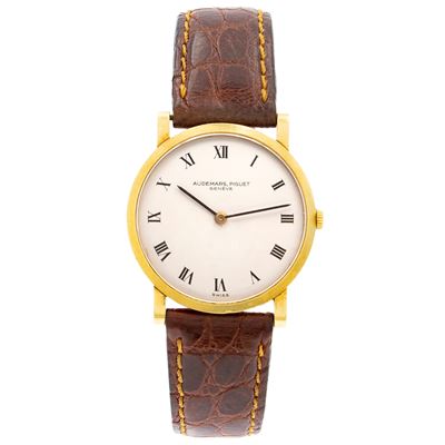 Orologio da polso ultrapiatto in oro giallo 18kt