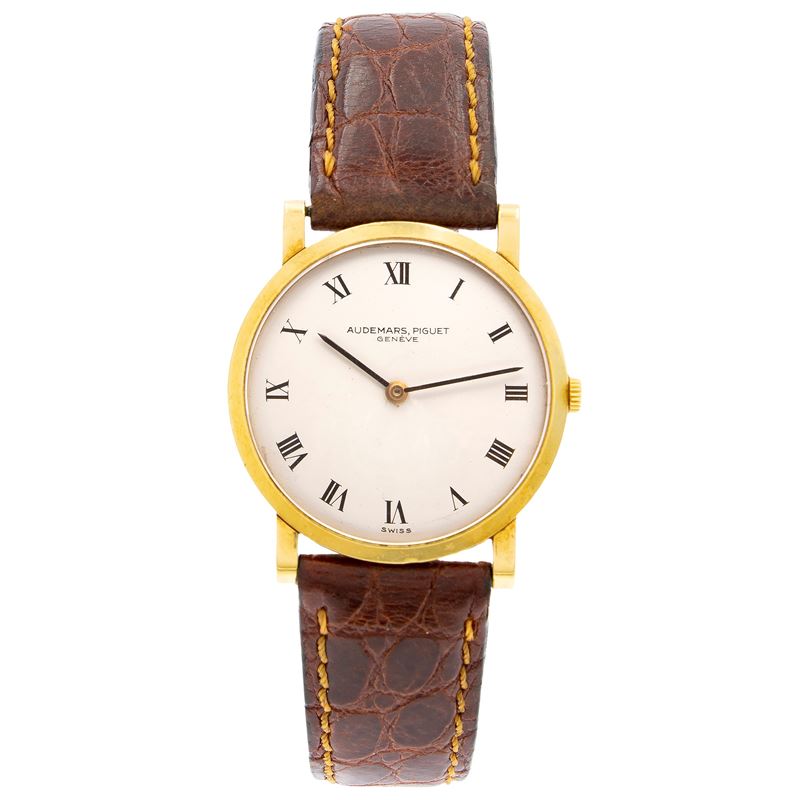 Audemars Piguet - Orologio da polso ultrapiatto in oro giallo 18kt