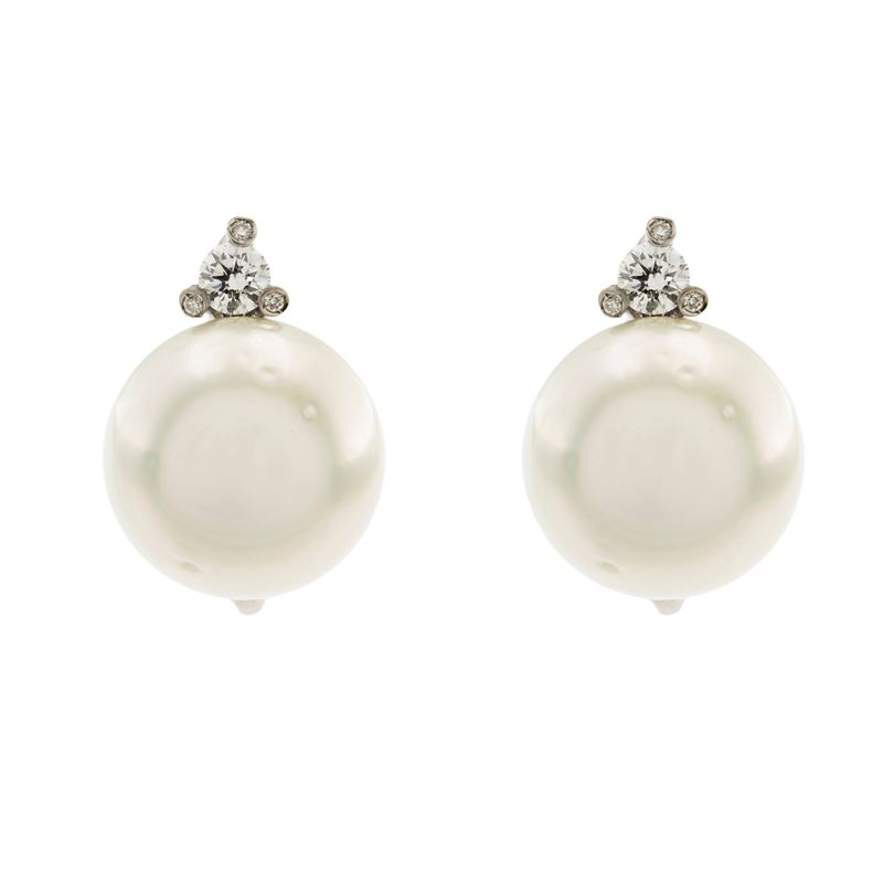 Orecchini a Lobo in Oro Bianco 18kt