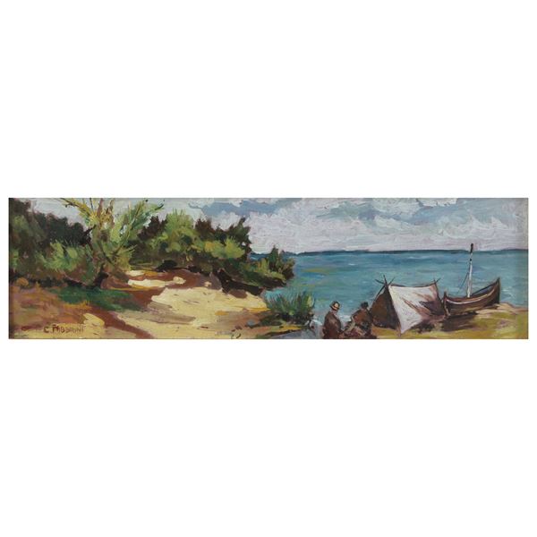 Carlo Fabbrini  (Italy 20th century)  - Auction 19th and 20th Centuries Paintings Web Only - Colasanti Casa d'Aste