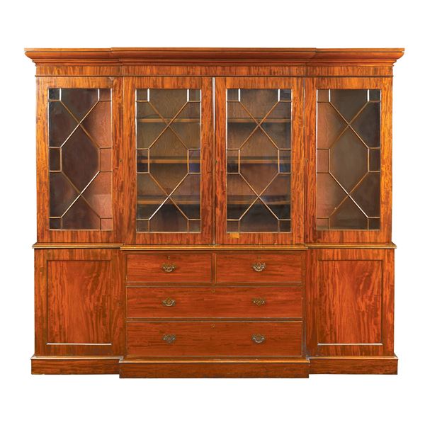 Large mahogany bookcase