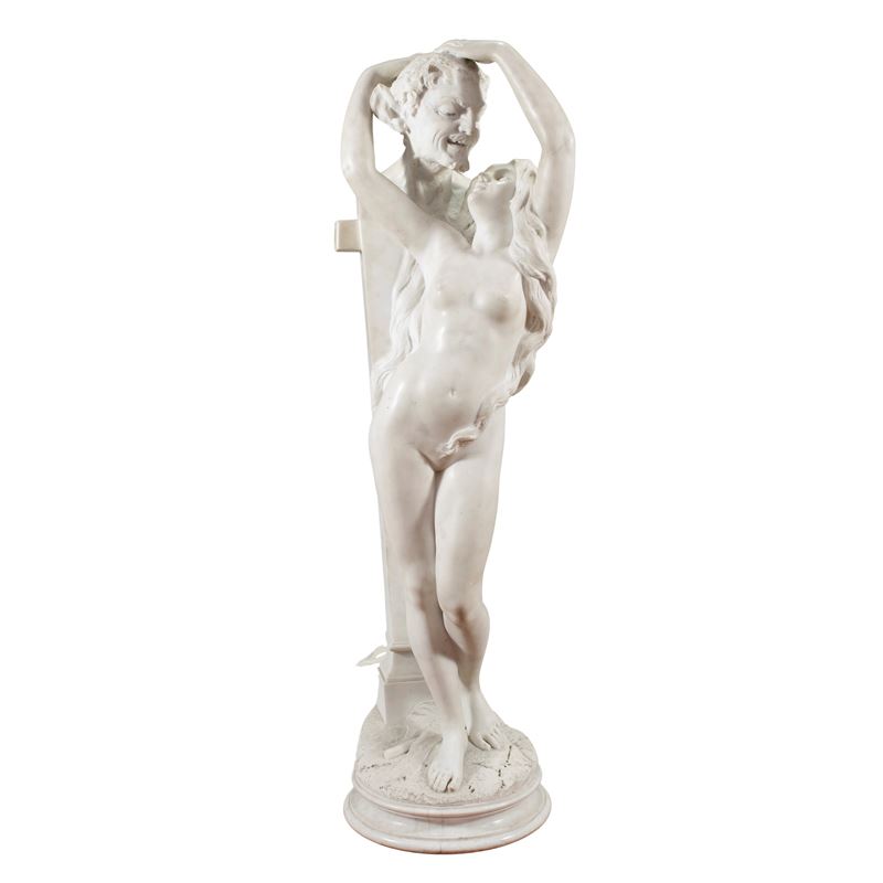 Scultura in Marmo Bianco Statuario