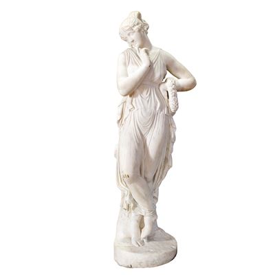Scultura in Marmo Bianco Statuario