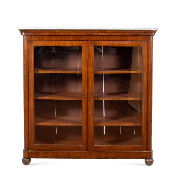 Mahogany display cabinet