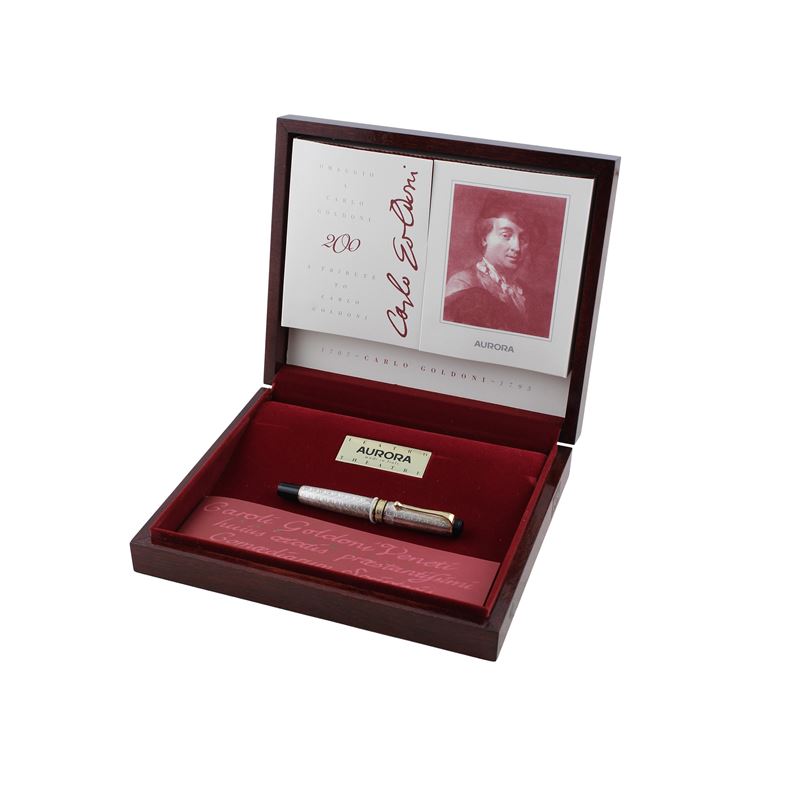 Aurora omaggio a Carlo Goldoni 200° Anniversario, penna stilografica