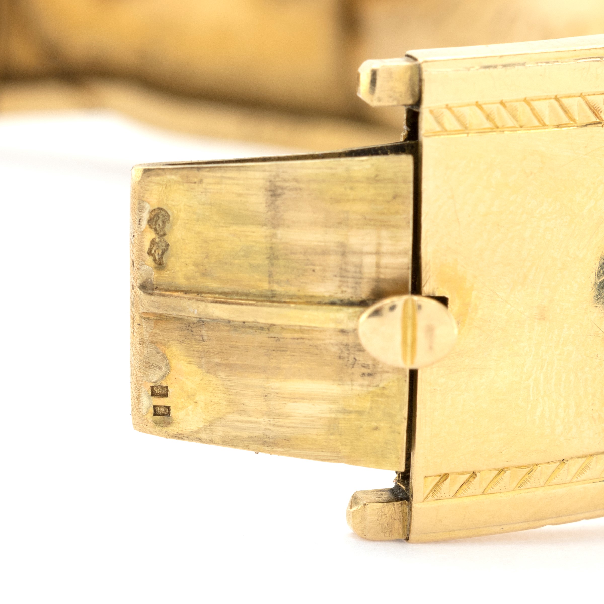 Antico Bracciale a Manetta in Oro Giallo 18kt