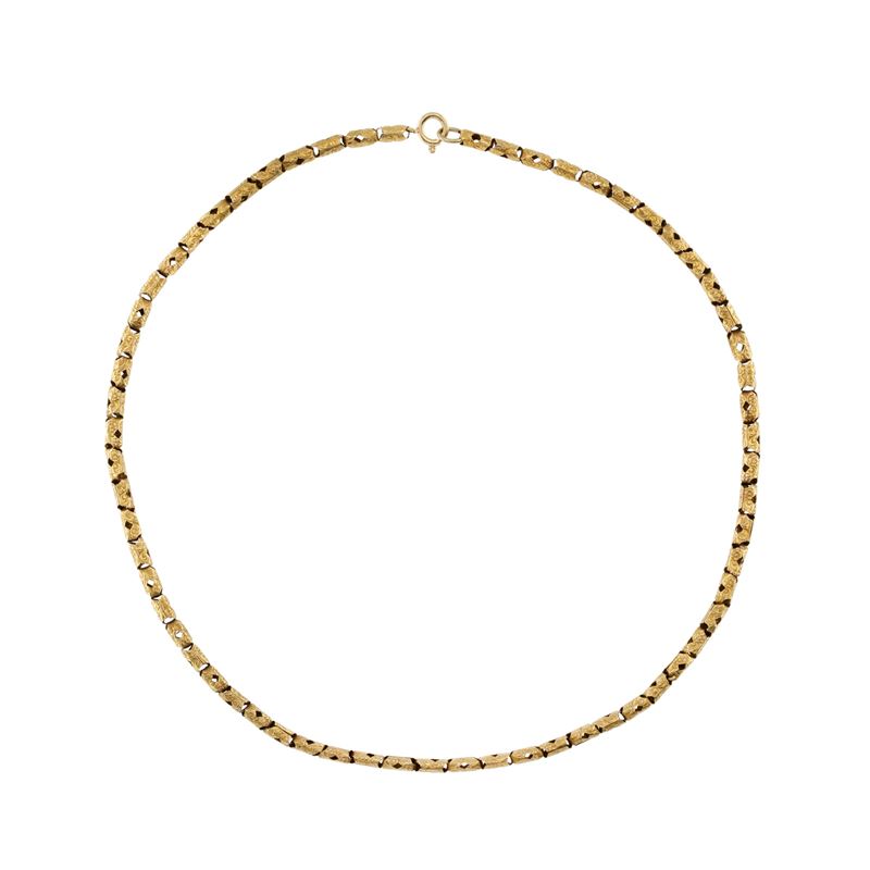 Antica collana in oro giallo 18kt