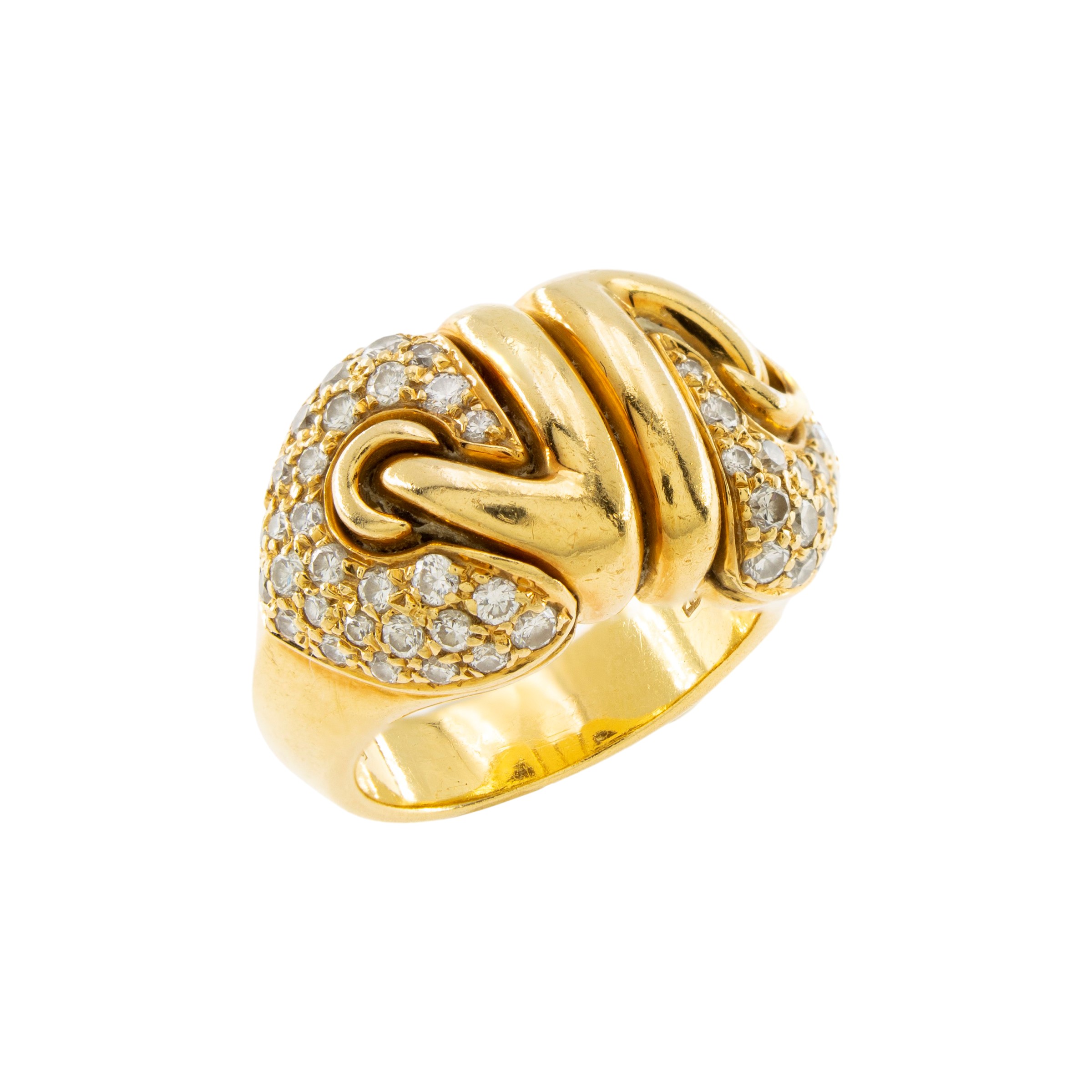 Bulgari Demi Parure Composta da Orecchini a Lobo e Anello