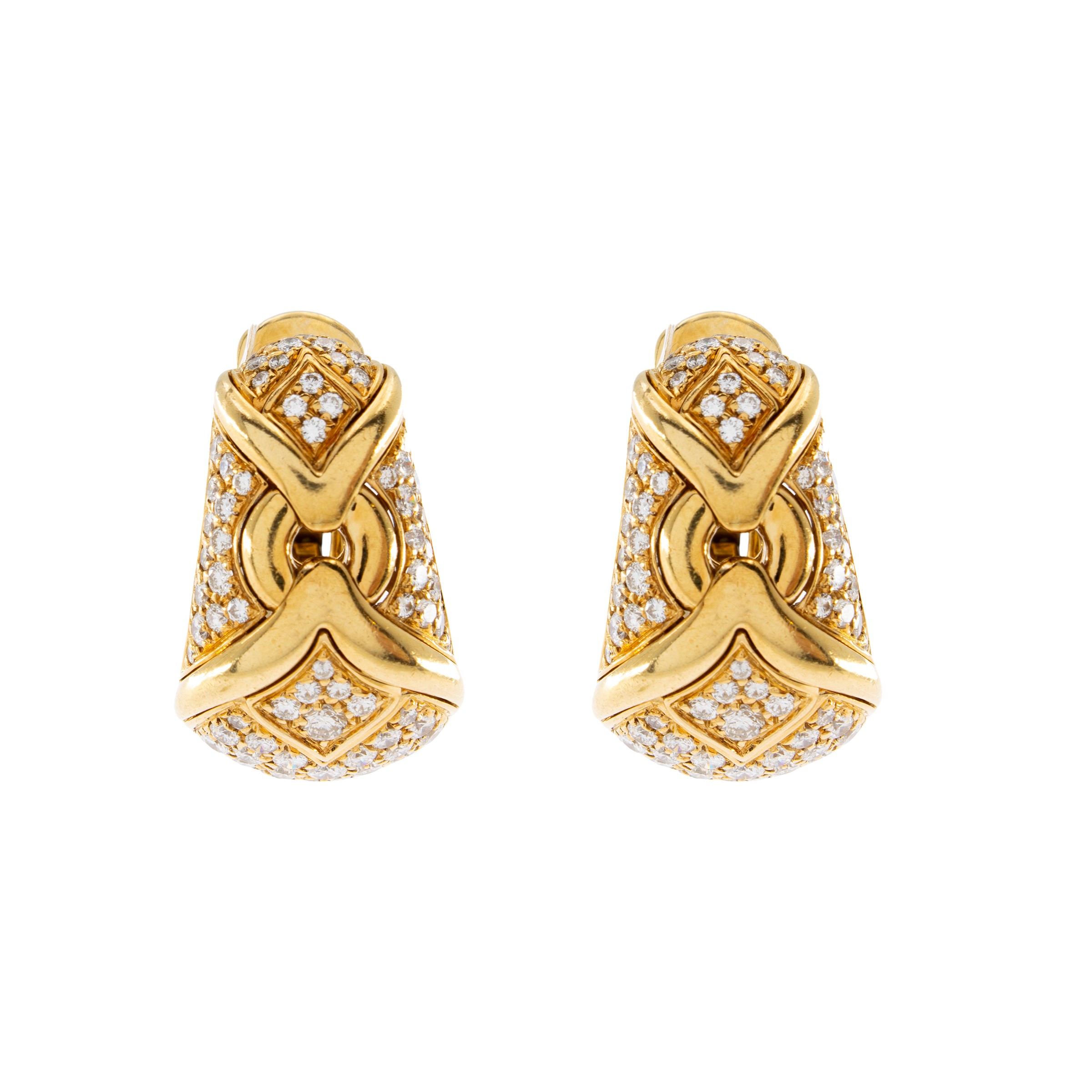 Bulgari demi parure composta da orecchini a lobo e anello