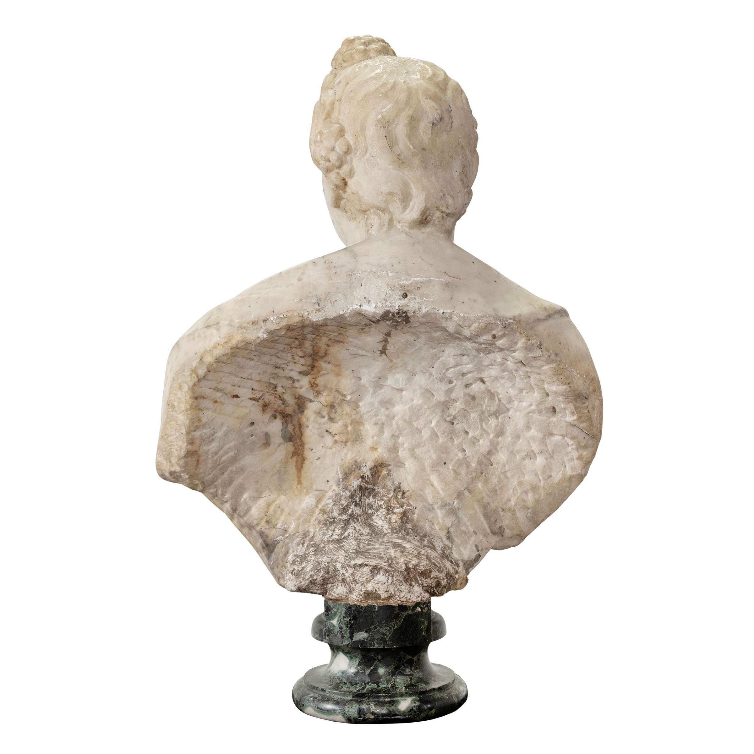 Coppia di Sculture in Marmo Bianco
