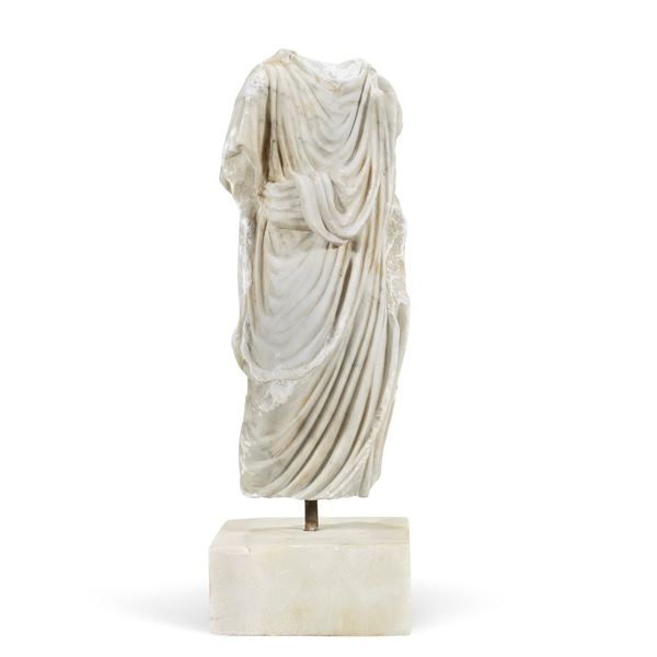 White marble sculpture