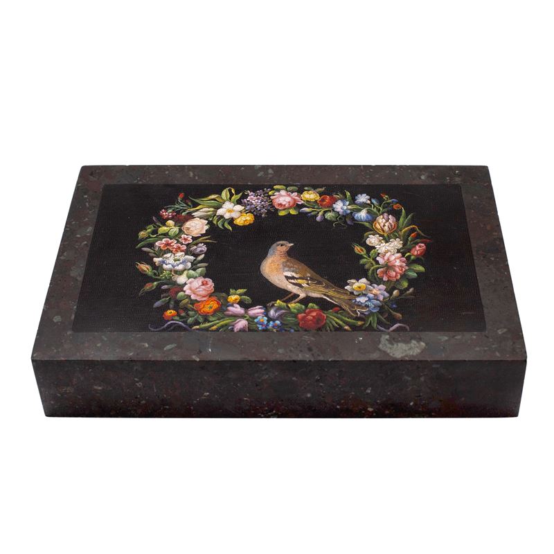 Placca in Micromosaico e Marmo