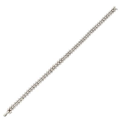 Bracciale in Oro Bianco 18kt e Diamanti