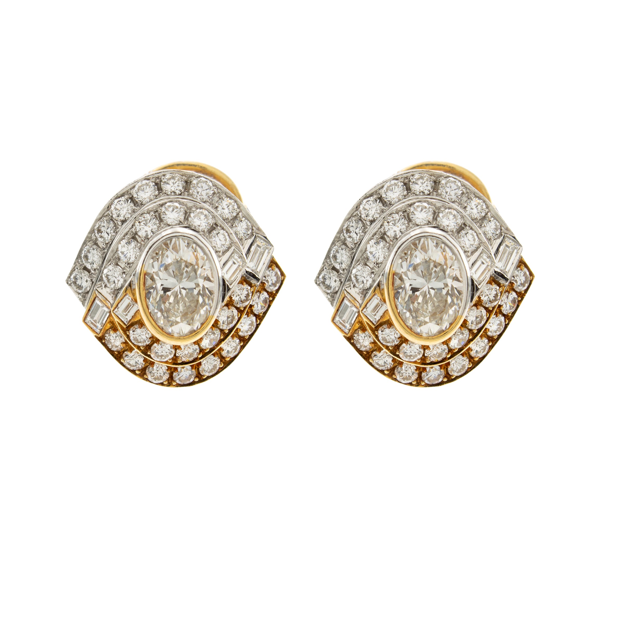 Bulgari spilla e orecchini a lobo en suite