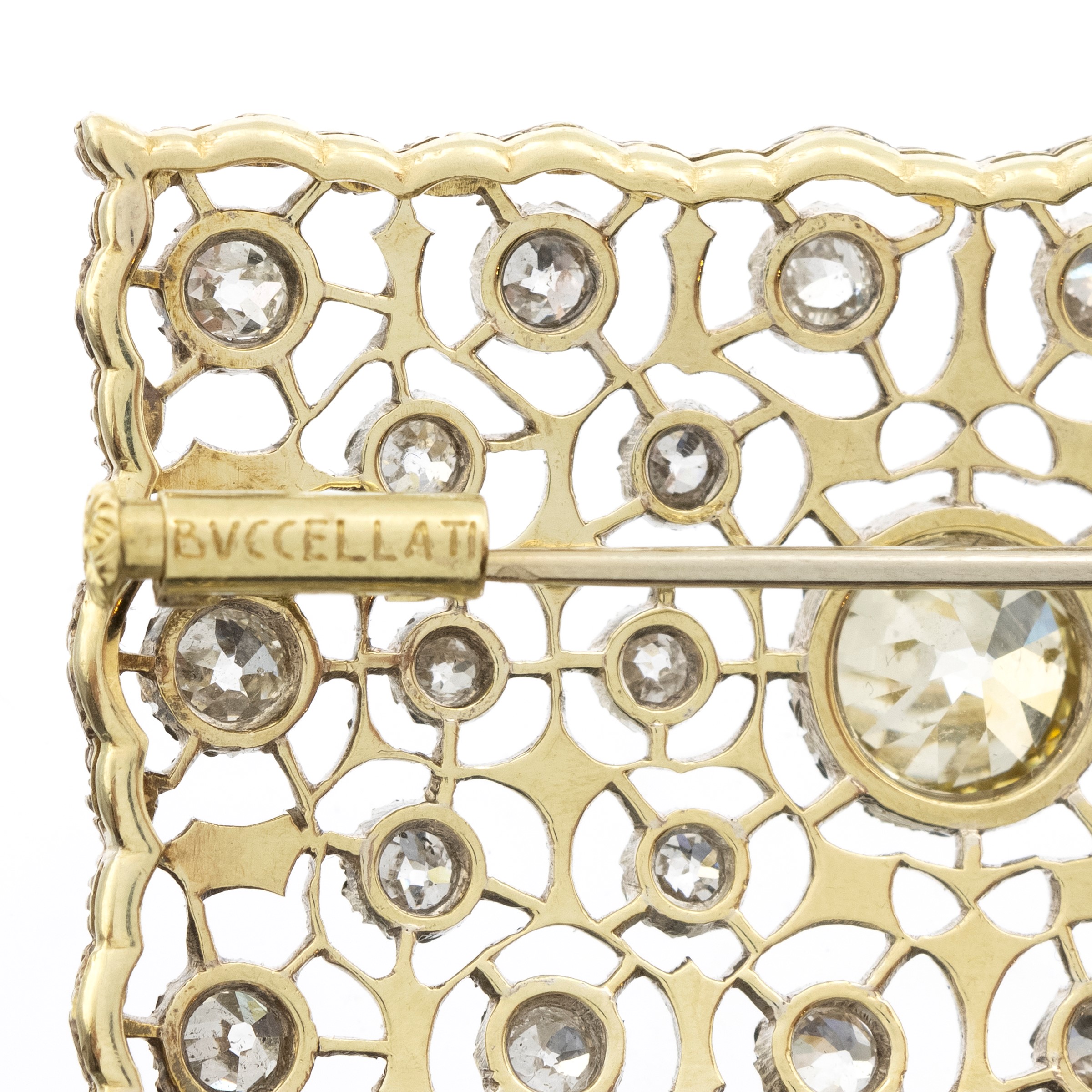 Buccelati Spilla in Oro e Argento