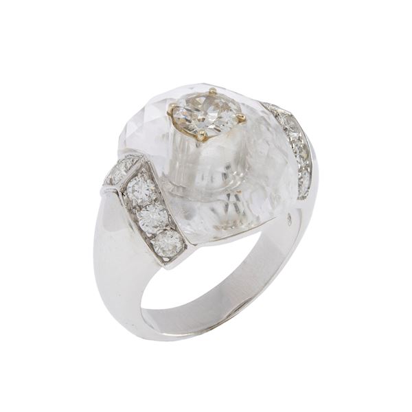 Fabio Salini 18kt white gold ring
