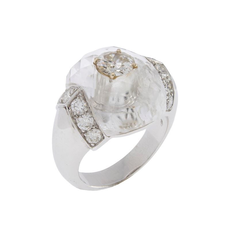 Fabio Salini Anello in Oro Bianco 18kt