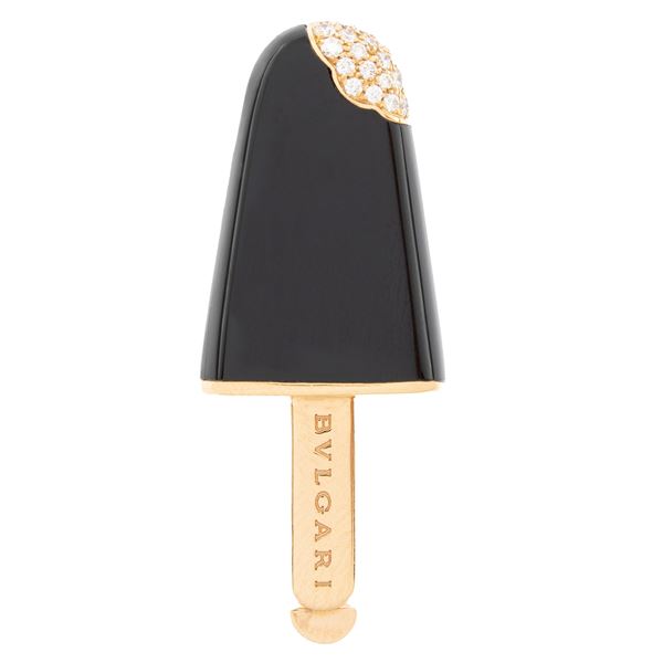 Bulgari Cream Lolly brooch
