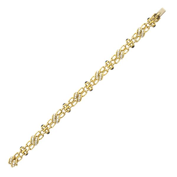 Harry Winston bracciale in oro giallo 18kt