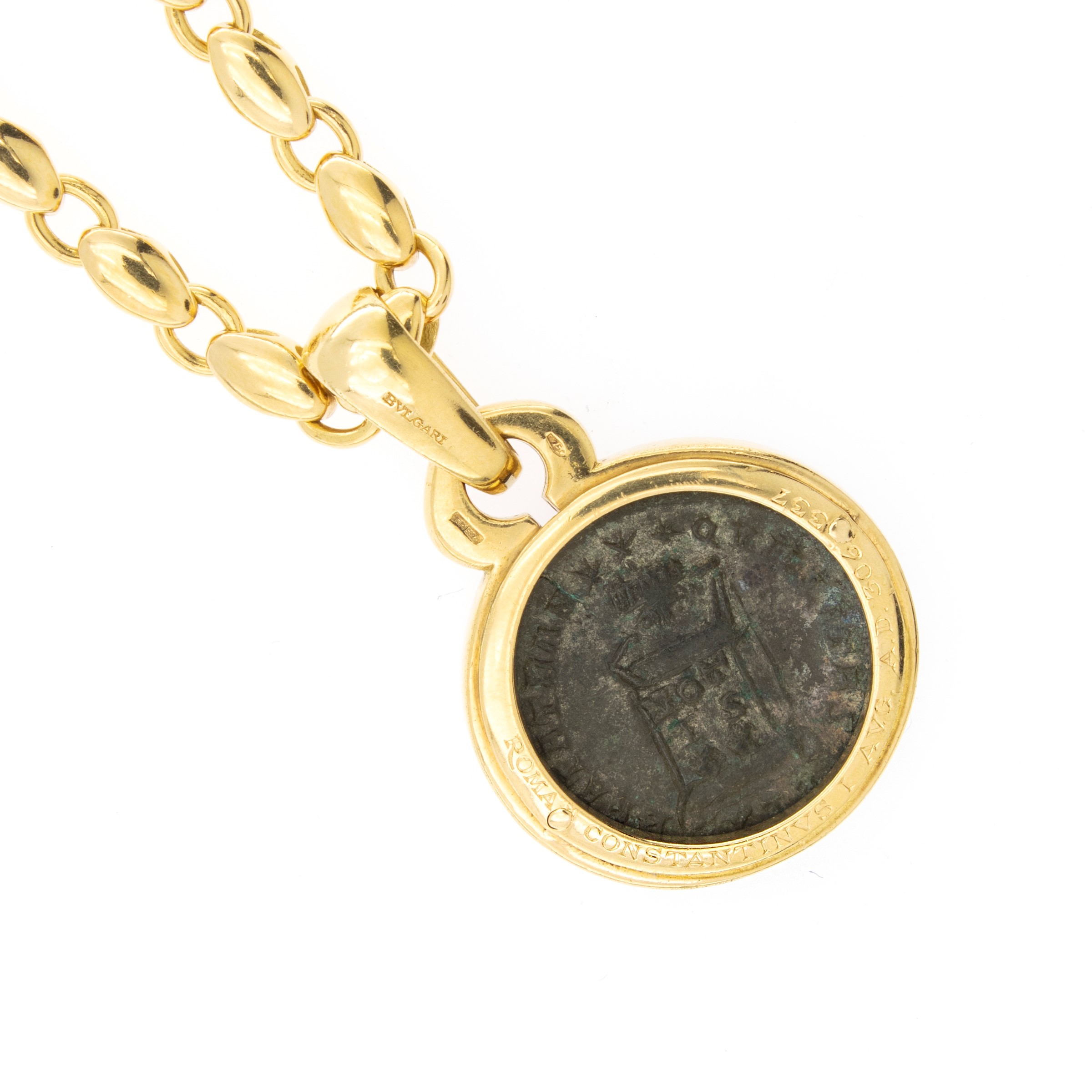 Bulgari collana collezione Monete