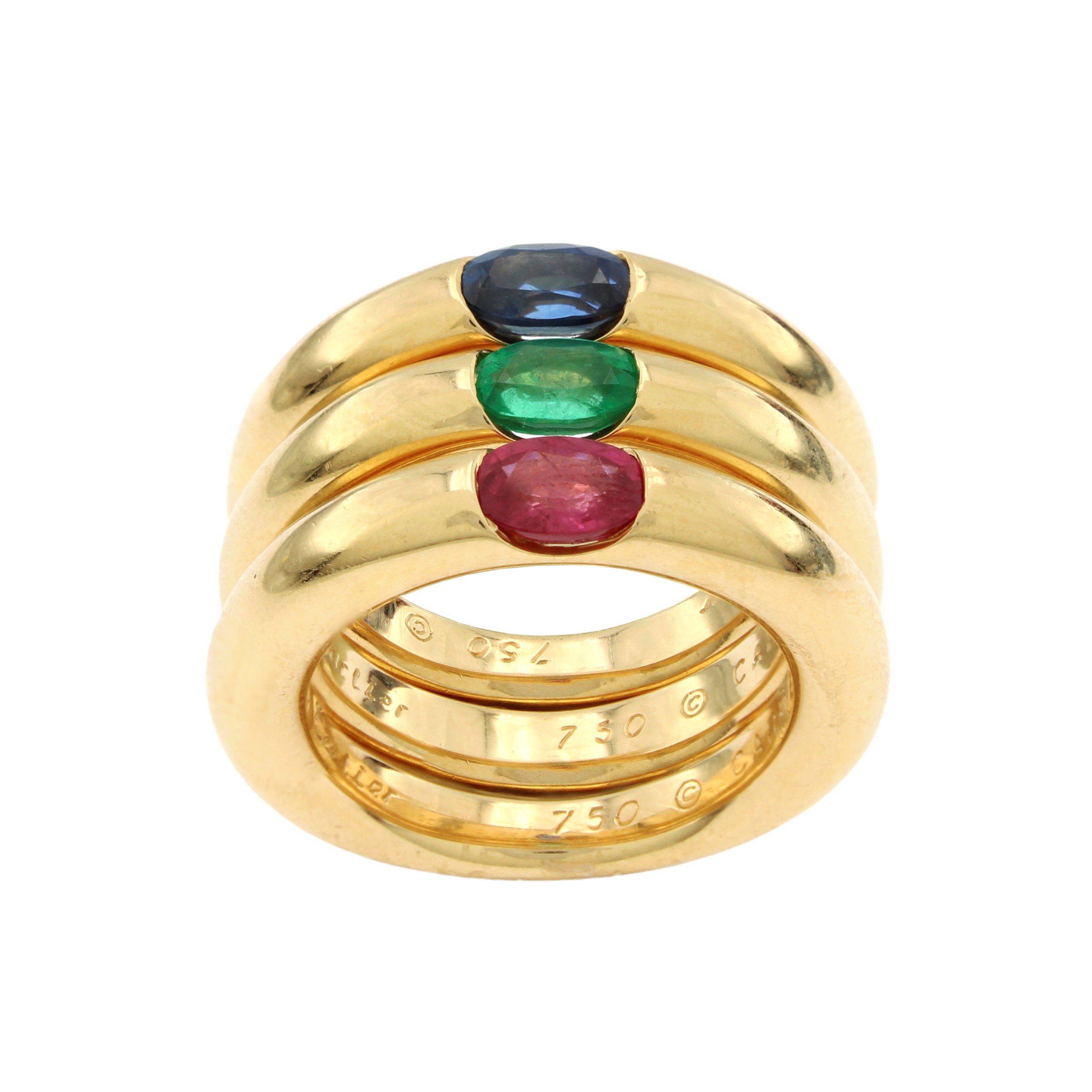 Cartier tre anelli collezione Ellisse