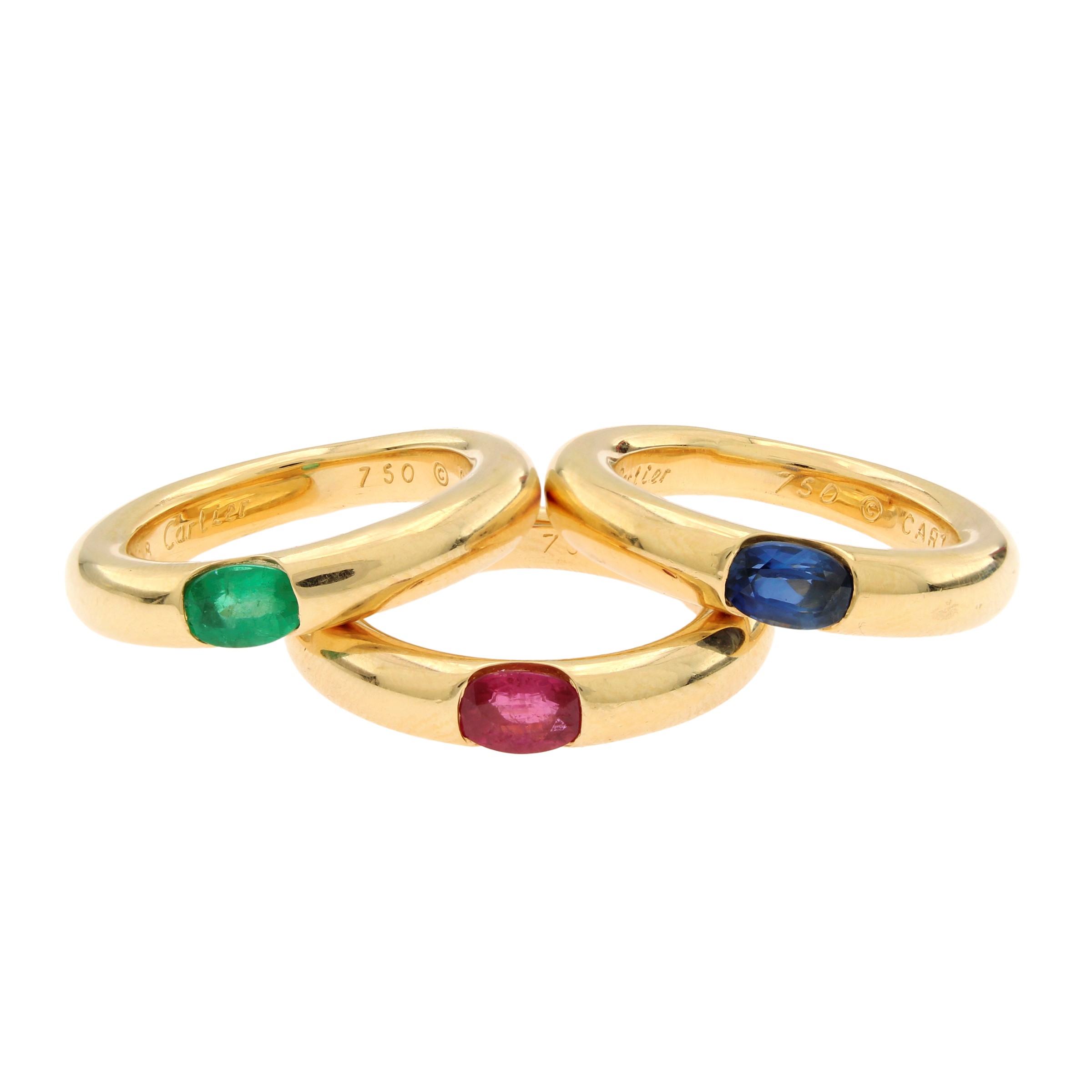 Cartier tre anelli collezione Ellisse