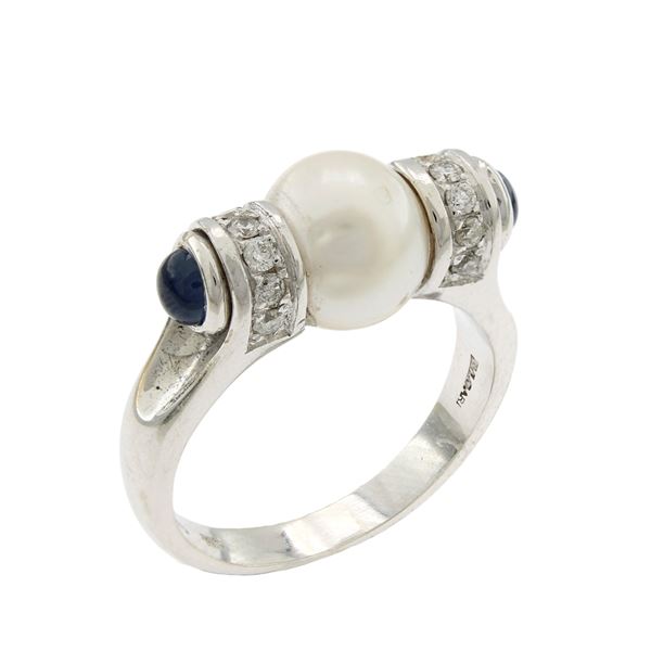 Bulgari anello in oro bianco 18kt