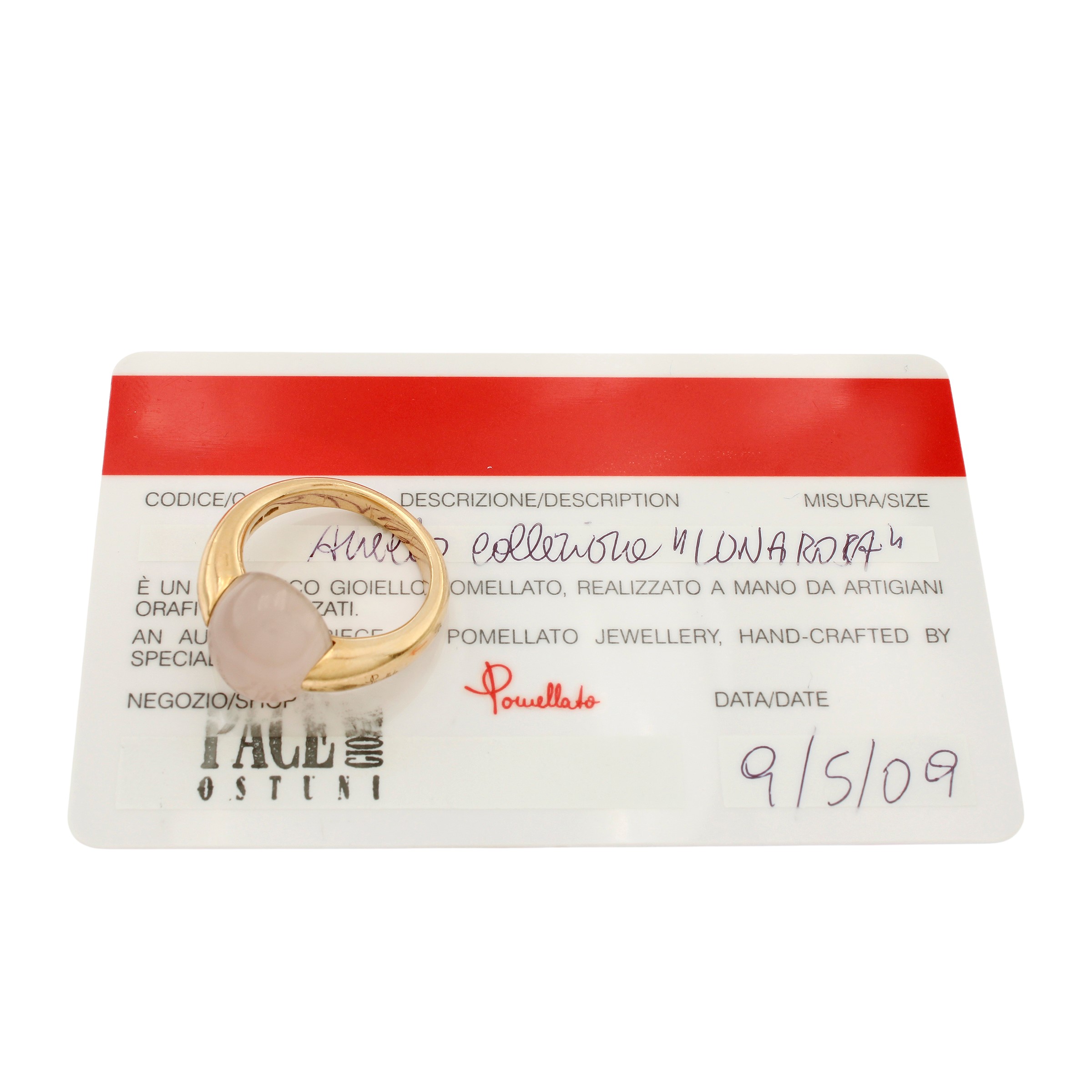 Pomellato anello collezione Luna Rosa
